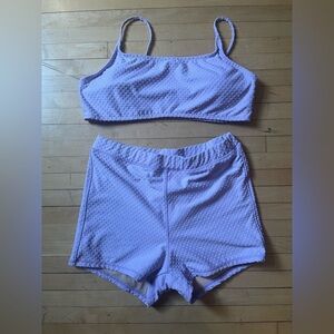 Women’s CottonOn Body Purple Textured Swimsuit